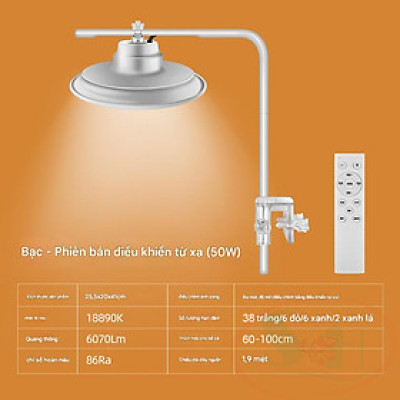 Đèn led KaoKui WRGB UFO KK50 Pro dĩa kẹp bể thủy sinh cá tép tiểu cảnh bán cạn