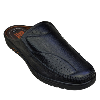 Dép Bít Mũi Nam HÀ NAM Da Bò Thật Cao Cấp GSB2068