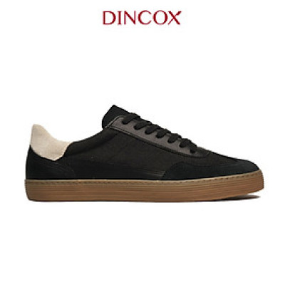 Giày Sneaker Vải Canvas Nam DC35 Black Dincox Shoes