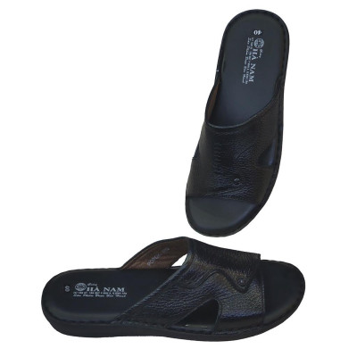 Dép Nam Quai Ngang Da Bò Thật TiTi ĐÔ Cao Cấp DN222d