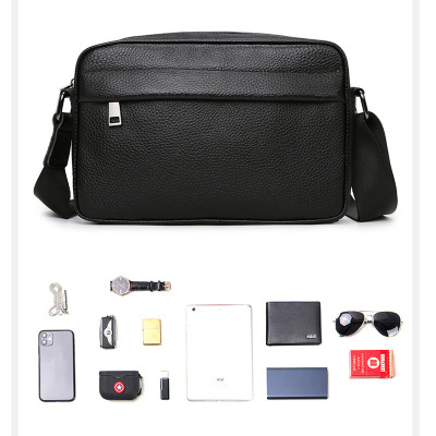 Túi đeo chéo nam DA BÒ THẬT - BEE GEE DCN9427