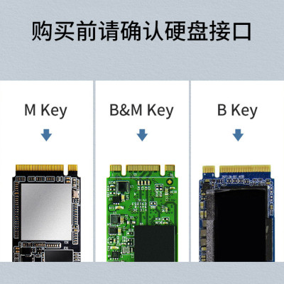 Box đọc ổ cứng M.2 Ngff/mvme SSD- USB 3.1 SSD ngoài Type-C di động M2 SSD hộp NVMe PCIe Hợp kim nhôm sang trọng- Hàng Chính Hãng