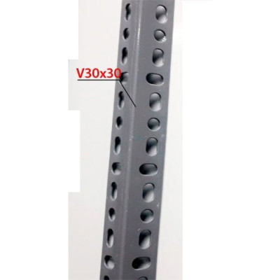 Thanh Sắt V Lỗ Đa Năng V30x30mm dày 1,7mm chiều dài 1.5m - Hàng Chính Hãng