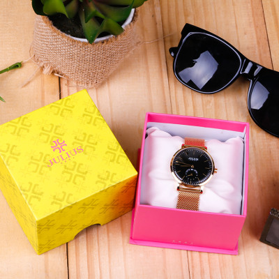 Đồng Hồ Nữ Julius Hàn Quốc JA1065B Dây Thép Thanh Lịch