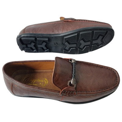 Giày Mọi Nam Da Bò Thật BIGGBEN Cao Cấp GM297