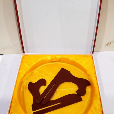 Tranh quà tặng lưu niệm để bàn, Chợ Bến Thành-QT10