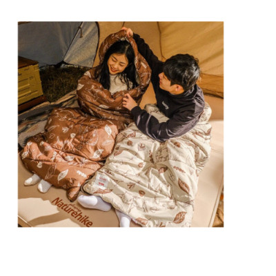 Túi ngủ cotton có mũ họa tiết thỏ con dễ thương NatureHike CNH22SD015