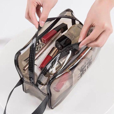 Set 3 Túi Đựng Mỹ Phẩm Trong Suốt Chống Thấm Nước Đa Dạng Kích Thước Đi Biển Đi Bơi Tiện Lợi Du Lịch