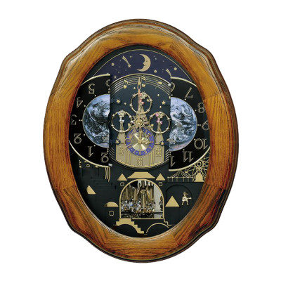 Đồng hồ Rhythm Magic Motion 4MH438WU06 – 42.4 x 52.5 x 12.5cm. Dùng PIN.