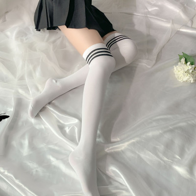 Tất đùi cao cổ đi boot - Vớ nữ sinh cotton Hàn Quốc