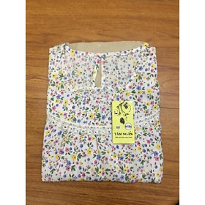 Đồ bộ nữ,đồ ngủ mặc nhà lửng 9 tấc vải lụa mango cao cấp BL 67 họa tiết hoa nhí siêu cưng size đại 58-67kg.