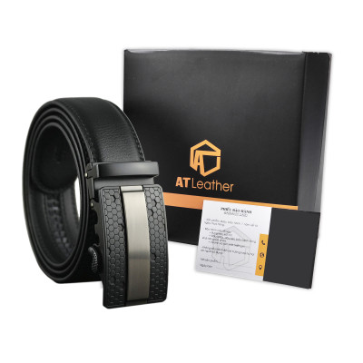 Thắt Lưng Nam Lịch Lãm AT Leather ATN01 - Đen