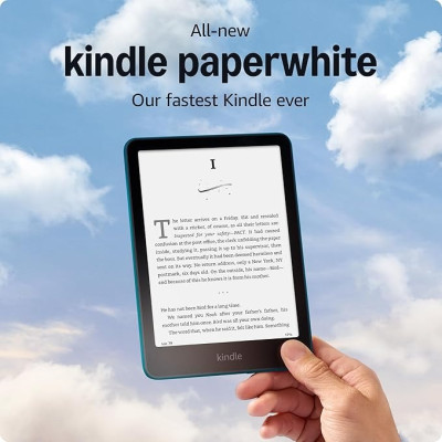 Combo Máy đọc sách Amazon Kindle Paperwhite 6 (Gen 12th) Kèm Bao Da, Mới nguyên Seal - Hàng chính hãng 