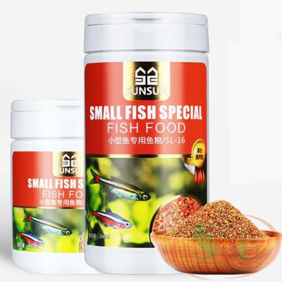 Thức ăn cá Sunsun Small Fish Special Food đạm dinh dưỡng cám tổng hợp cho cá cảnh