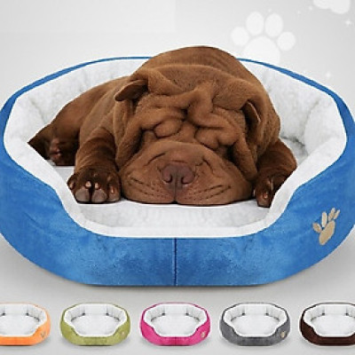 Nệm bông lông cừu cho chó mèo (Size 40x45cm phù hợp cho các bé dưới 6kg) 