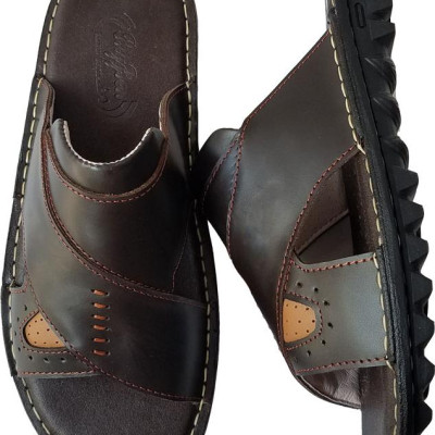 Dép Nam Da Bò BIGGBEN Cao Cấp DN258