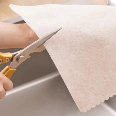 COMBO 10 Khăn Lau Xơ Mướp Đa Năng Lau Bề Mặt, Đánh Bay Dầu Mỡ 20cm x 20cm Siêu Thấm Hút Kháng Khuẩn An Toàn TÁI SỬ DỤNG NHIỀU LẦN