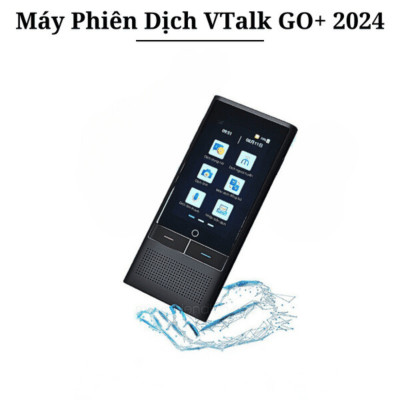 VTALK GO+ 2024 | Máy Phiên Dịch Cầm Tay| Dịch 138 Ngôn Ngữ, Dịch 2 Chiều, Pin 3000mAh.