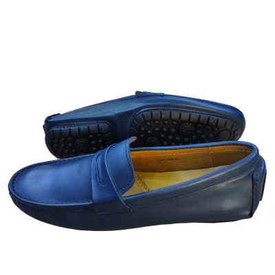 Giày Mọi Nam Đế Âm Da Bò Thật TiTi ĐÔ Cao Cấp GDA254d