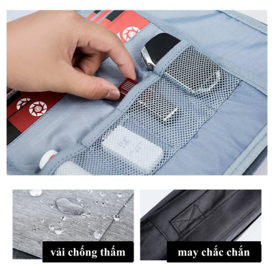 Cặp túi đựng máy tính laptop, túi tài liệu, hồ sơ giấy tờ cỡ lớn có khóa an toàn, túi treo tay kéo vali có quai xách đa năng- Hàng chính hãng