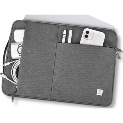 Túi chống sốc WI WU Alpha Slim Sleeve Túi xách chống sốc có quai xách nhỏ gọn cho Mac book , Laptop 13, 14, 16 inch - Hàng chính hãng