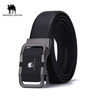 Thắt lưng nam da bò nguyên chất mặt khóa tự động hợp kim cao cấp