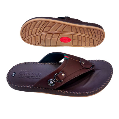 Dép Xỏ Ngón Nam Da Bò Thật TiTi ĐÔ Cao Cấp DNA2160d