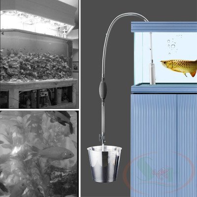 Bộ hút cặn thay nước bể DIY bóp tay vệ sinh hồ cá tép cảnh thủy sinh