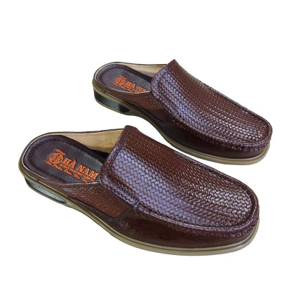 Dép Bít Mũi Nam HÀ NAM Da Bò Thật Cao Cấp GSB20158