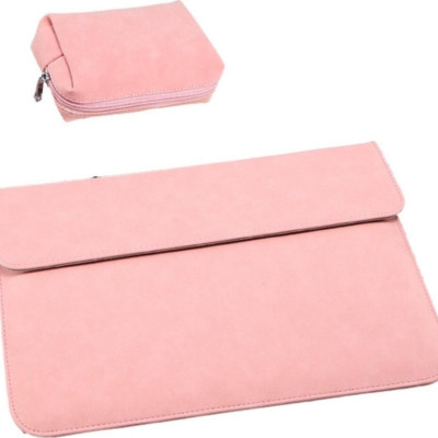 Bao da, túi da, cặp da chống sốc cho macbook, laptop, surface kèm ví đựng phụ kiện 