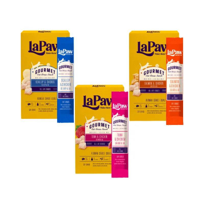 laPaw Gourmet Súp thường bổ sung có mèo cho mèo mọi lứa tuổi (12G x 5 thanh)
