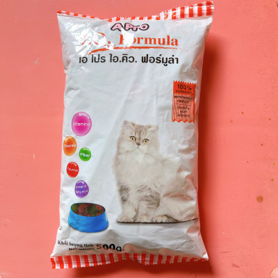 COMBO 5 Gói Thức Ăn Hạt Giá Rẻ Cho Mèo Lớn APro I.Q. Formula 500g