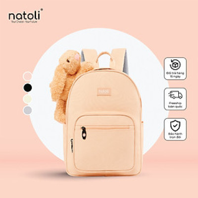 Balo nữ thỏ bông jellycat bunny cao cấp NATOLI nhiều ngăn đi học cute phong cách hàn quốc - BST Sweet Bunny Backpack B28
