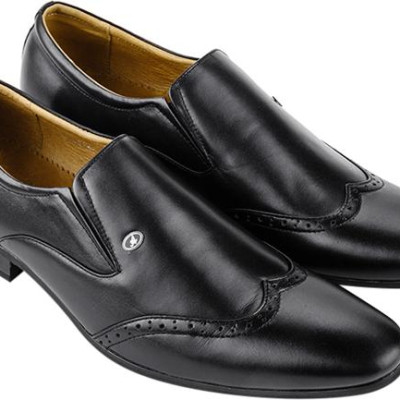 Giày Tây Nam Da Bò SUNPOLO SU5573D - Đen