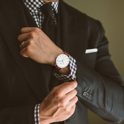 Đồng Hồ Nam I&W Carnival 8848G Chính Hãng Full Box Chống Nước Kính Chống Xước Dây Da Cao Cấp BH24T (Máy Pin-Quartz)