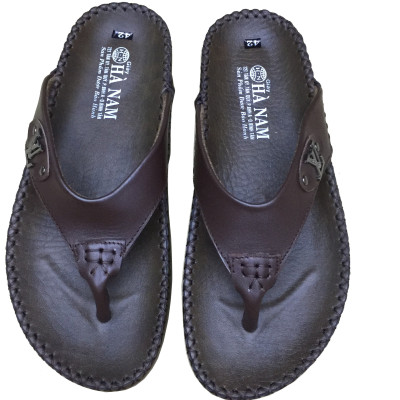 Dép Nam Xỏ Ngón HÀ NAM Da Bò Thật Cao Cấp DXN2021