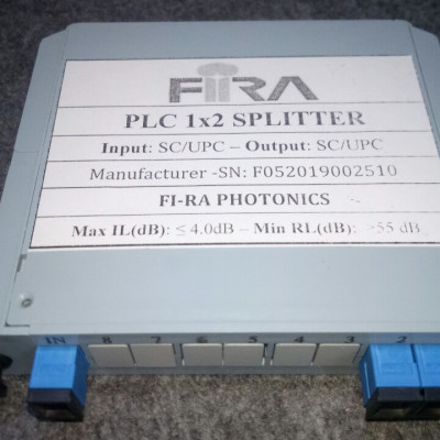  Bộ chia quang PLC 1*2 SC/UPC dạng Box - Hàng chính hãng