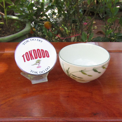 Bộ Chén Cơm Vẽ Tay Trúc Chuồn Gốm Sứ Bát Tràng Thương Hiệu TOKDODO