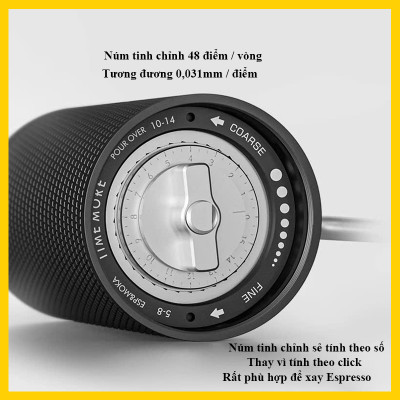 Cối xay cà phê Timemore C5 – C5ESP  | Lưỡi xay thế hệ mới – S2C-042-III