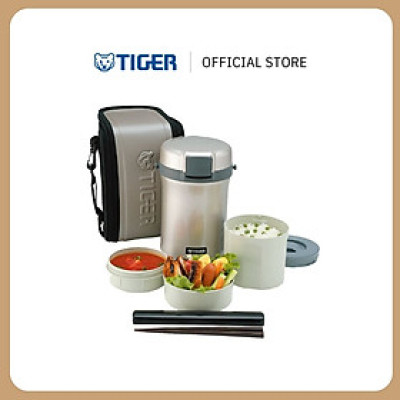 Hộp đựng cơm giữ nhiệt Tiger 3 ngăn LWU-B200 (1.41L)