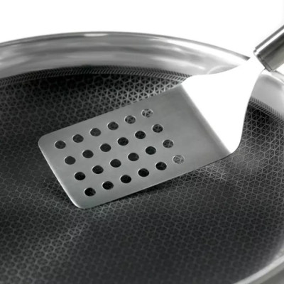 Chảo Blackcube inox 3 lớp chống dính đáy từ KimsCook cao cấp chống trầy 26cm, dùng được tất cả các loại bếp / Induction 