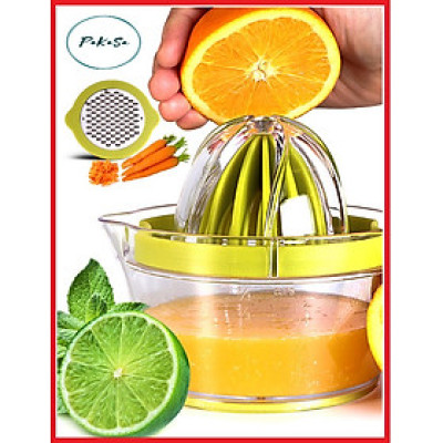 Bộ Dụng Cụ Vắt Cam Đa Năng Chất Liệu Nhựa An Toàn Cao Cấp - Hàng Chính Hãng 