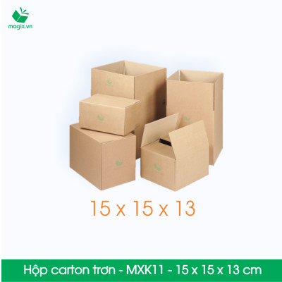 MXK11 - 15x15x13 cm - 20 Thùng hộp carton trơn đóng hàng
