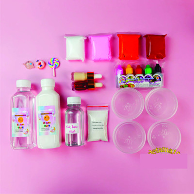 Bộ kit làm slime mây đầy đủ nhất ️FREESHIP️ Bộ kit làm cloud slime hàng Việt Nam cao cấp cho học sinh
