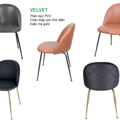 Bộ bàn ghế tiếp khách văn phòng bàn TE1532-06E chân inox mạ màu gold mặt đá trắng vân mây 60 cm kết hợp 2 ghế thân bọc vải nhung chân mạ màu vàng gold đẹp sang trọng tại HCM