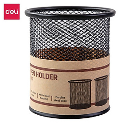 Cốc cắm bút Deli, Đen - 1 chiếc - E9172