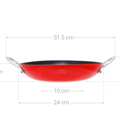 Chảo nhôm chống dính lòng sâu 24cm Rainy - Hàng Chính Hãng 