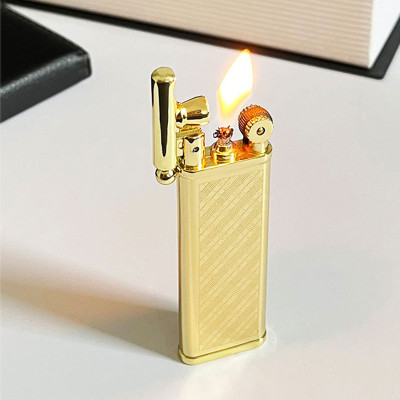 Vỏ Hột Quẹt Bật Lửa Xăng Đá HB101 Họa Tiết Kẻ Caro Độc Đáo Nhỏ Gọn Tiện Lợi - Nhiều Màu