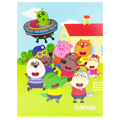 Tập Học Sinh Wolfoo Và Những Người Bạn - 4 Ô Ly 96 Trang 70gsm - Fahasa 03 (Mẫu Bìa Giao Ngẫu Nhiên)