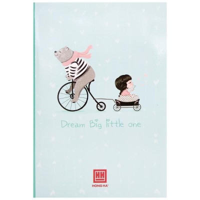 Combo 5 Vở South Star Dreaming Bear - 4 Ly Ngang 200 Trang ĐL 70g/m2 - Hồng Hà 0749 (Mẫu Màu Giao Ngẫu Nhiên)